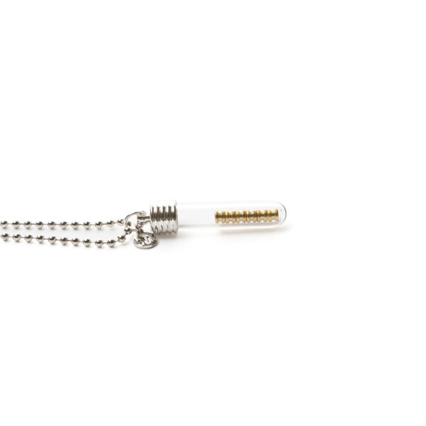 Gun – necklace with guitar strings ball-ends £60