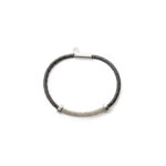 Deaf Havana – coiled string on leather bracelet with clasp