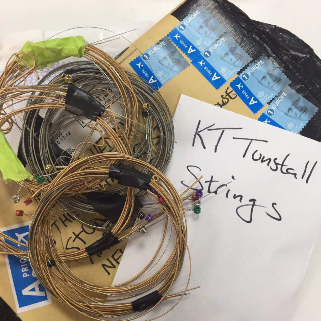 the guitarwrist KT Tunstall - guitar string coil on wraparound leather ...