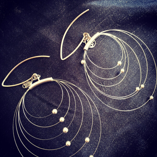 The Parallax Method – “Melody” guitar strings Earrings £60