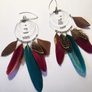 Michael Ray – “Melody” feather guitar strings Earrings £100