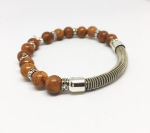 Gus G – “Riff” guitar string – wooden bead Bracelet £90