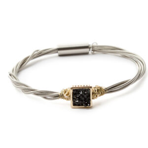Sydney Ellen – “Reverb” Strings Druzy stone Bracelet £90
