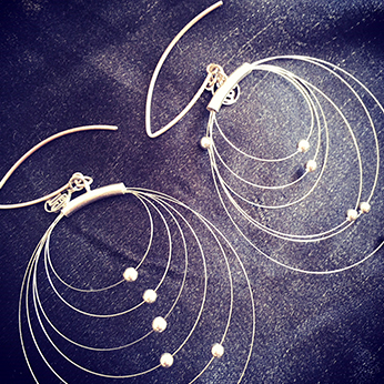 Returns – Luke Combs – “Melody” guitar strings Earrings £90