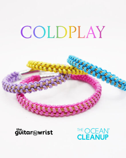 Coldplay – “Chord” guitar strings Bracelet stack £140